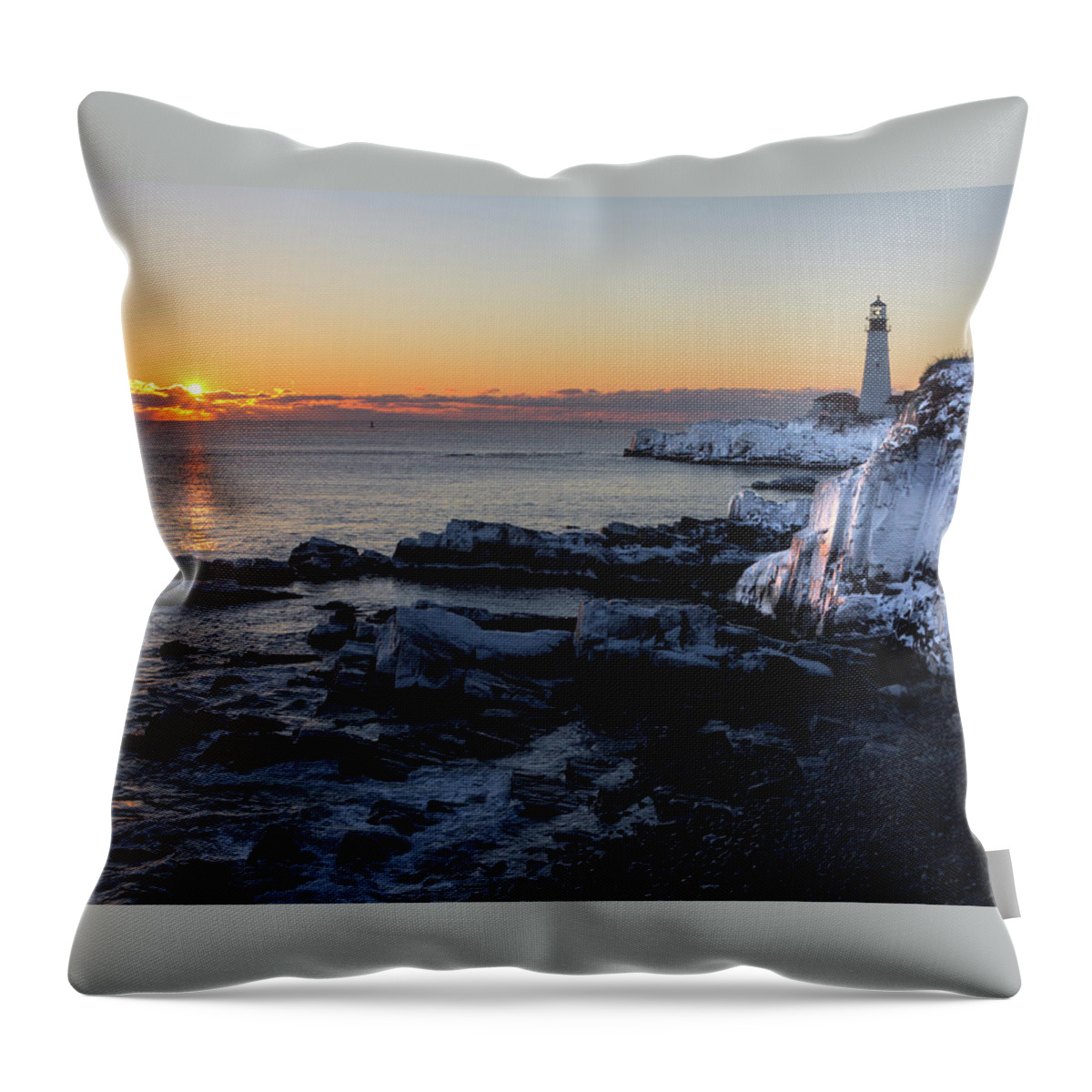 Sun Throw Pillow featuring the photograph Sunrise Reflection by Darryl Hendricks