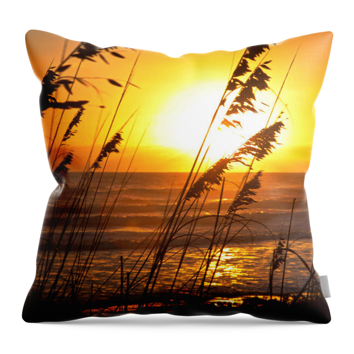Silhouette Throw Pillow featuring the photograph Sunrise Silhouette by Robert Och