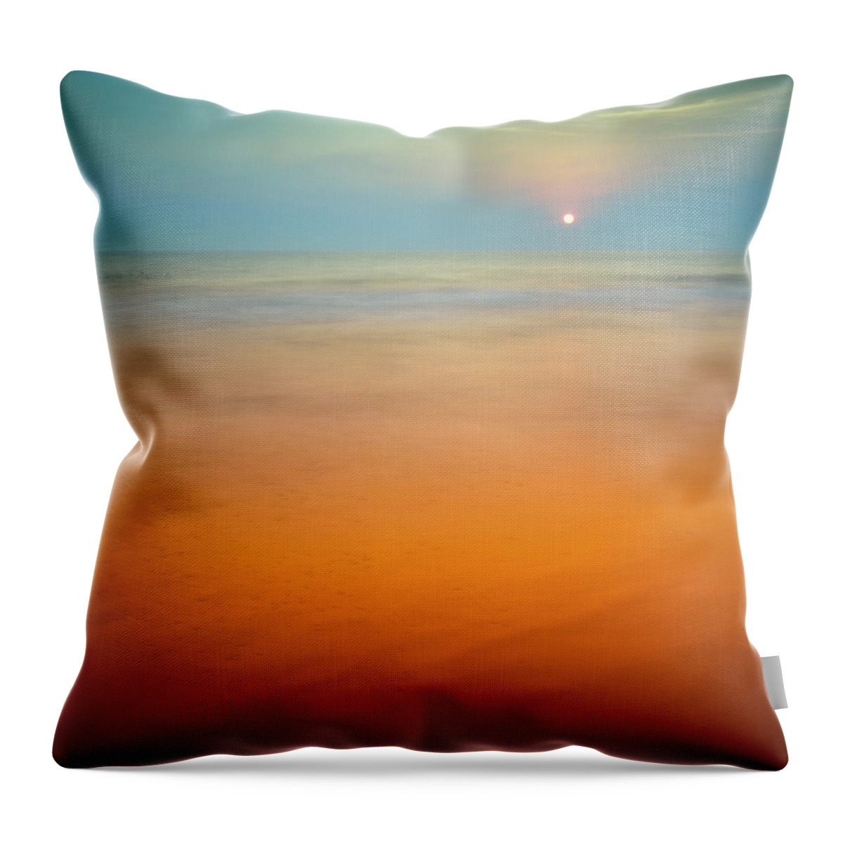 India Throw Pillow featuring the photograph Sunset at Verkala by Peter OReilly