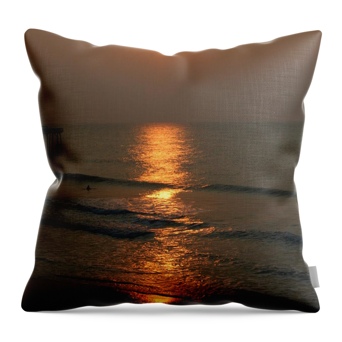 Sunset Throw Pillow featuring the photograph Sunshine by Julie Lueders 