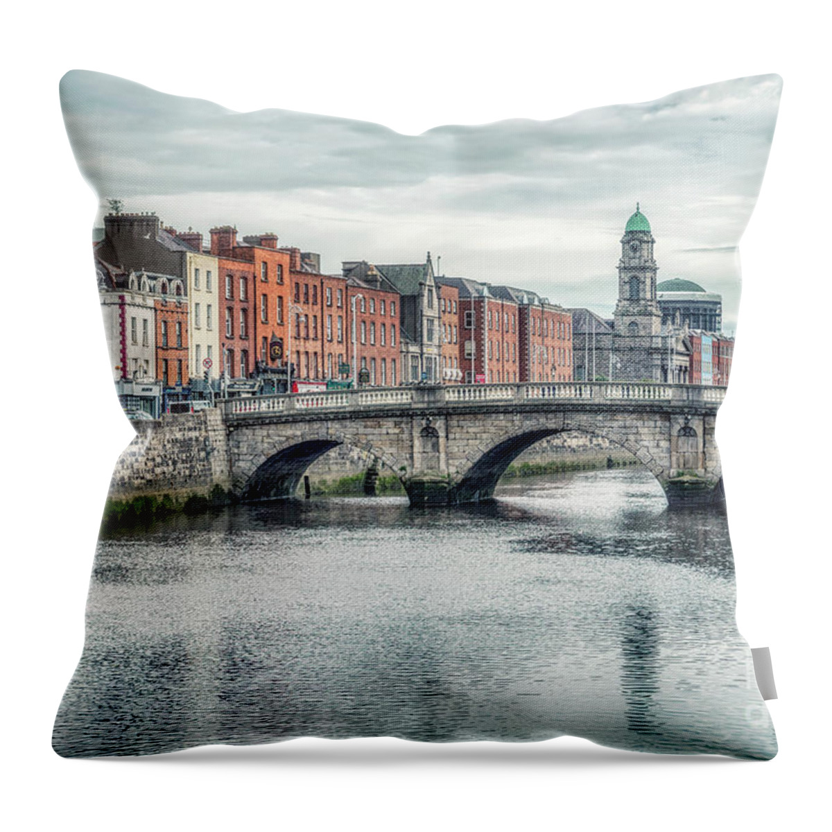 Kremsdorf Throw Pillow featuring the photograph Tales Of The Riverbank by Evelina Kremsdorf