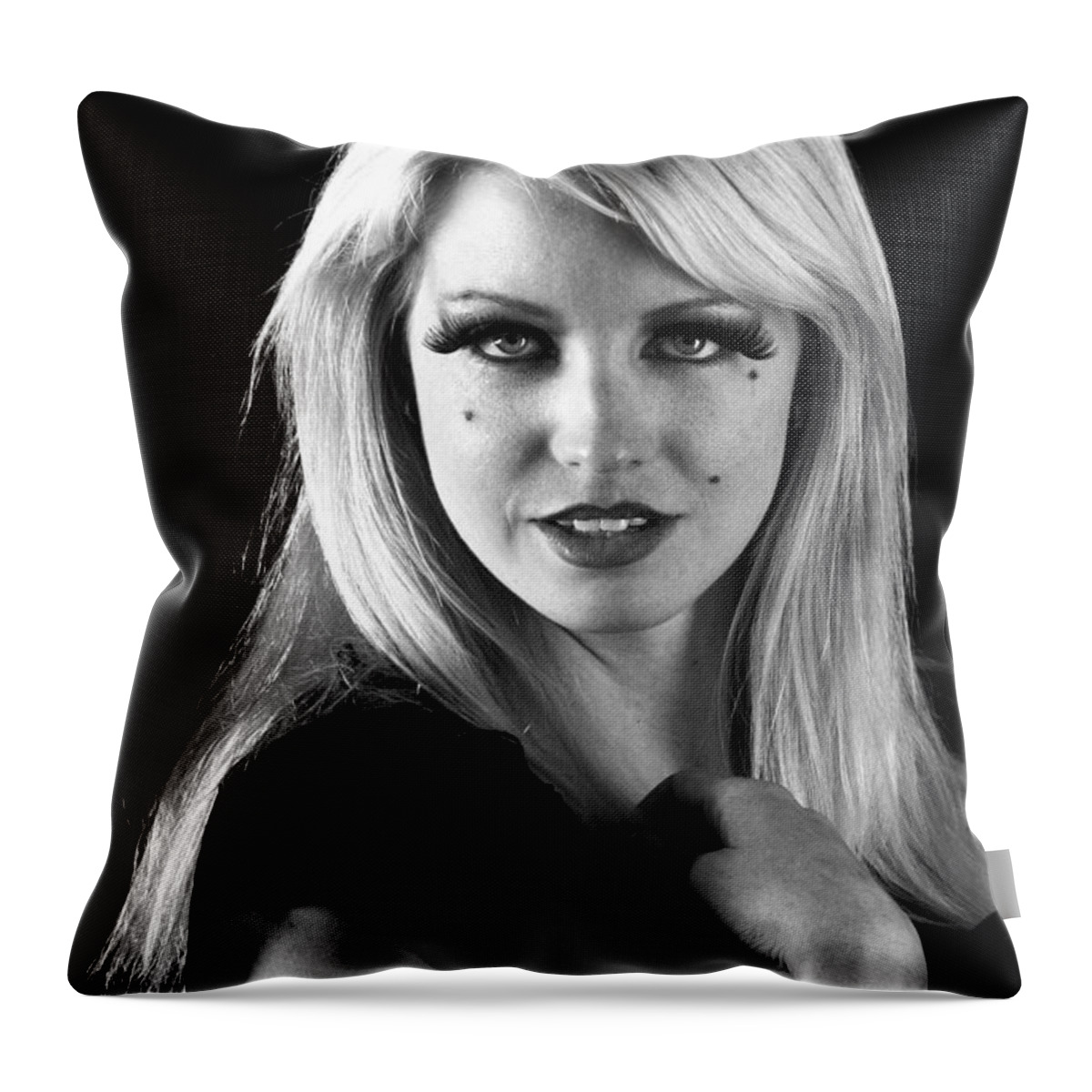 Glamour Photographs Throw Pillow featuring the photograph Tenderhearted by Robert WK Clark