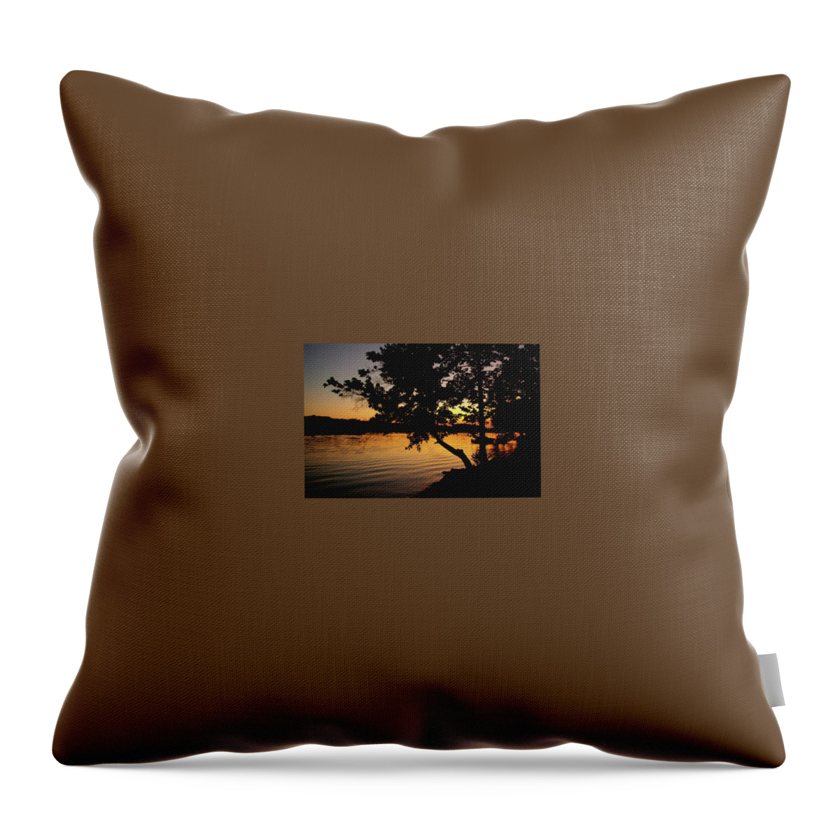 Photography By Bess Throw Pillow featuring the photograph Tennessee Sunset by Bess Carter