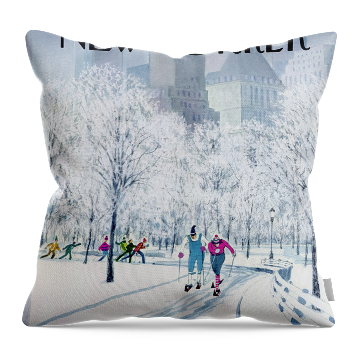 New Yorker January 29th, 1979 Throw Pillow