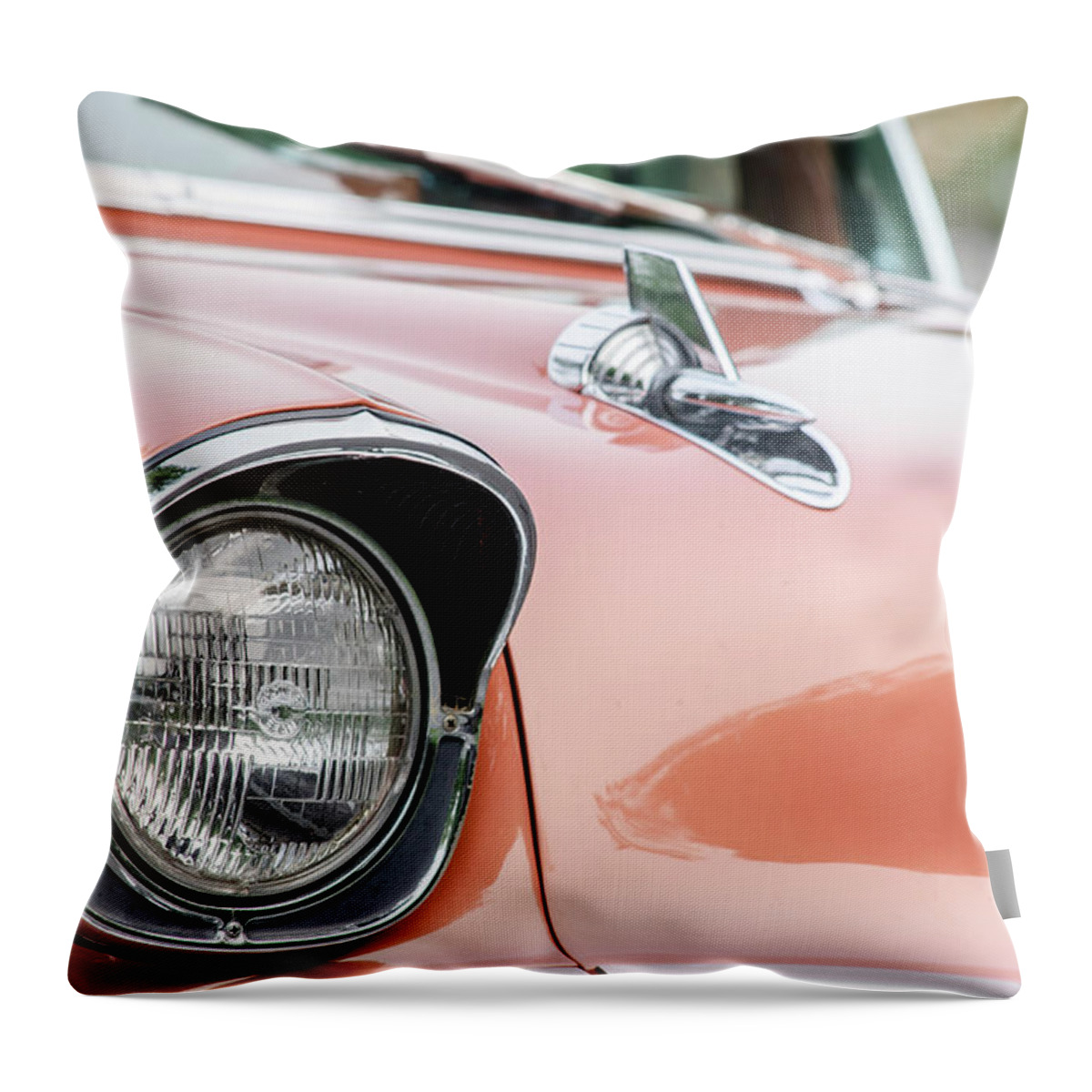 Chevy Throw Pillow featuring the photograph The Old Chevy by Jaime Mercado