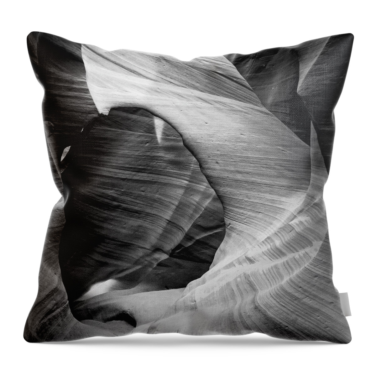 Lower Antelope Canyon Throw Pillow featuring the photograph The Passage by John Roach