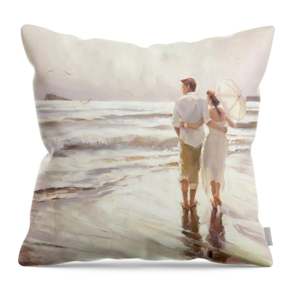 Love Throw Pillow featuring the painting The Way That It Should Be by Steve Henderson