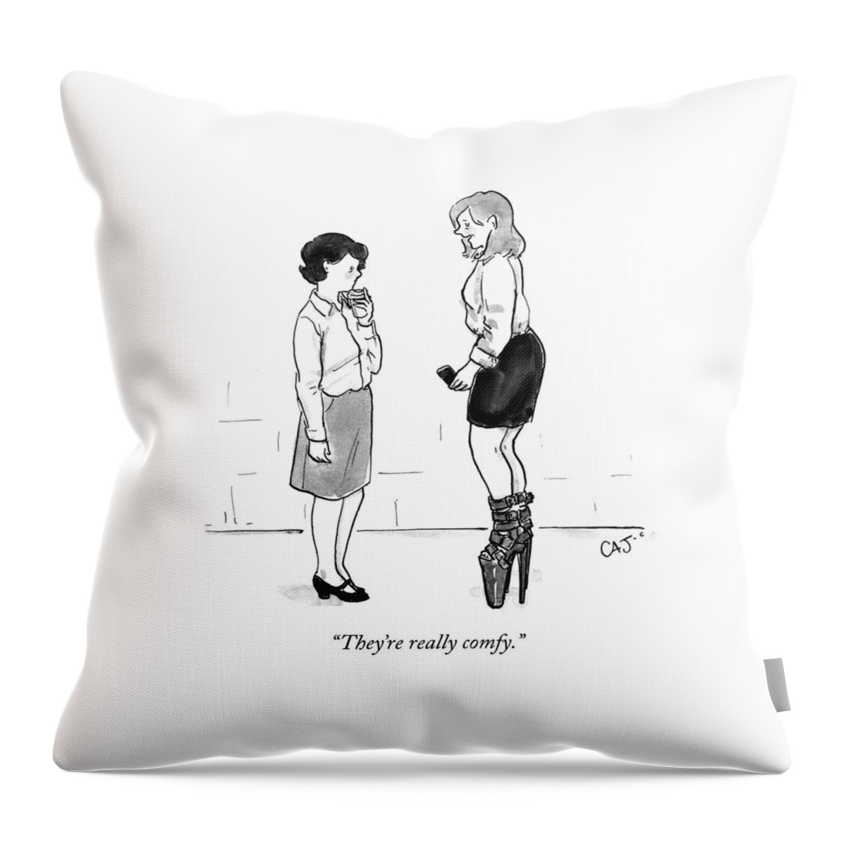 They are really comfy Throw Pillow