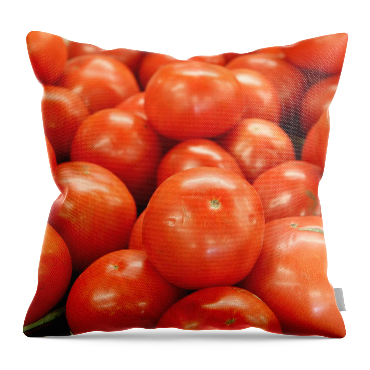 Food Throw Pillow featuring the photograph Tomatoes 247 by Michael Fryd