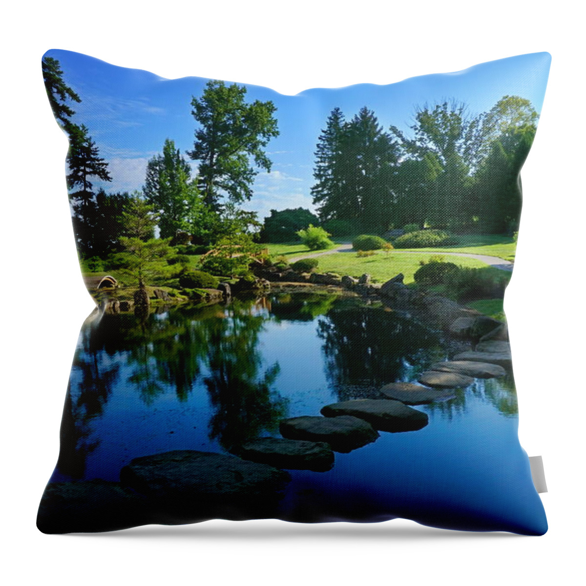 Dawes Throw Pillow featuring the photograph Tranquility by Amanda Jones