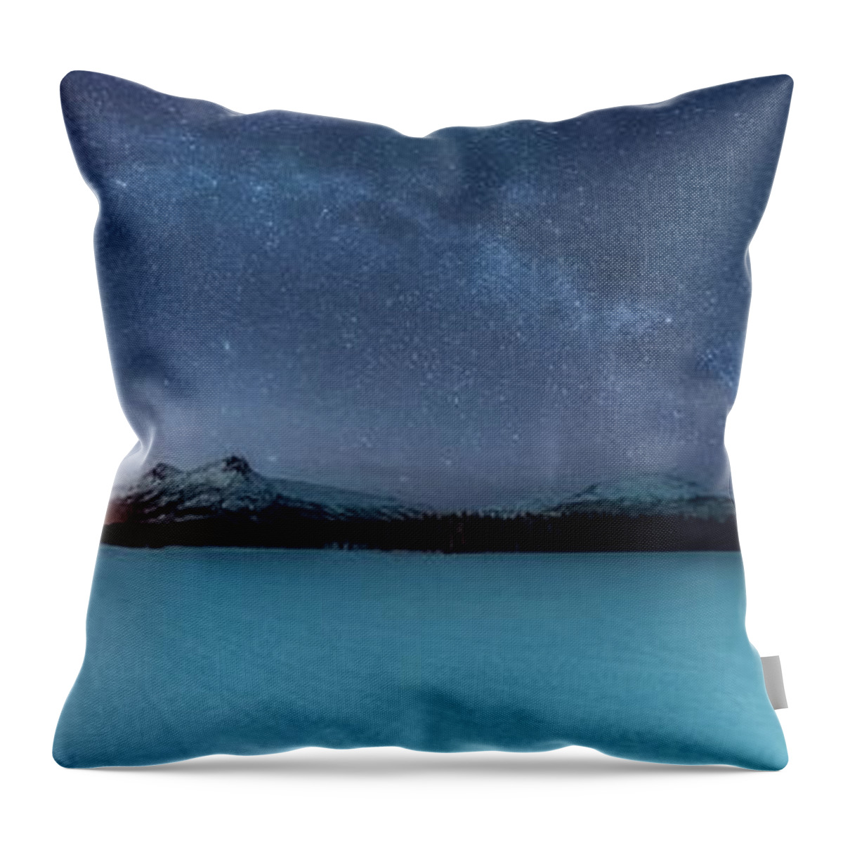 Twin Throw Pillow featuring the photograph Twin eruption by Tor-Ivar Naess