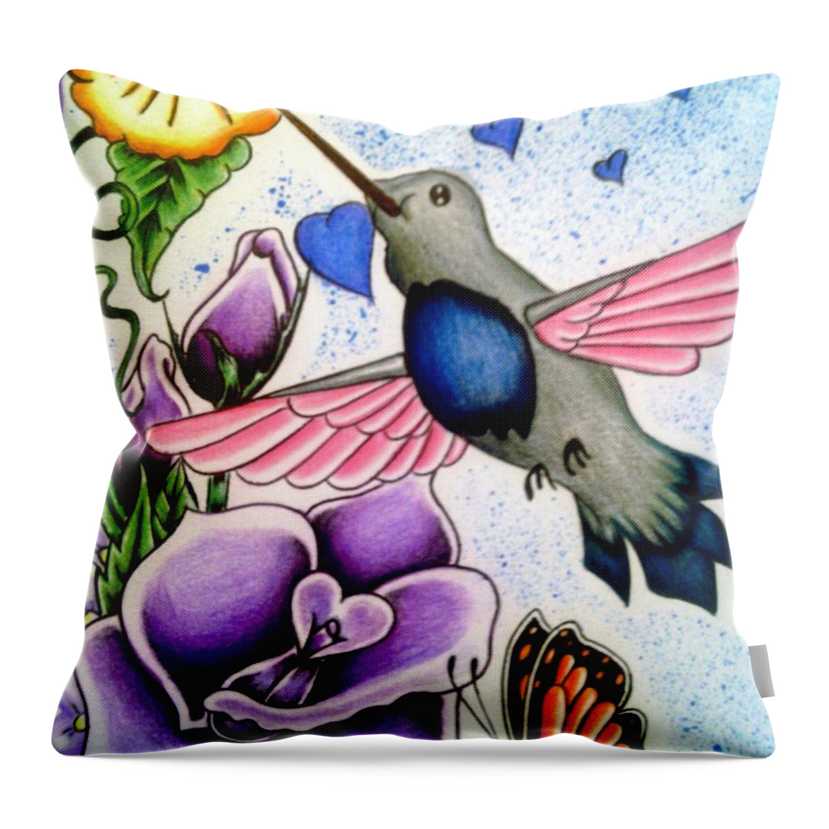 Prison Art Throw Pillow featuring the drawing Untitled by Unknown 