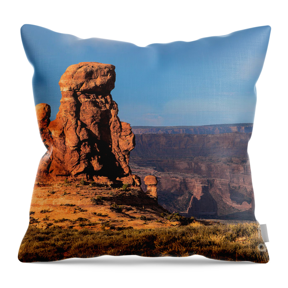 Utah Throw Pillow featuring the photograph Wake Up Call by Jim Garrison