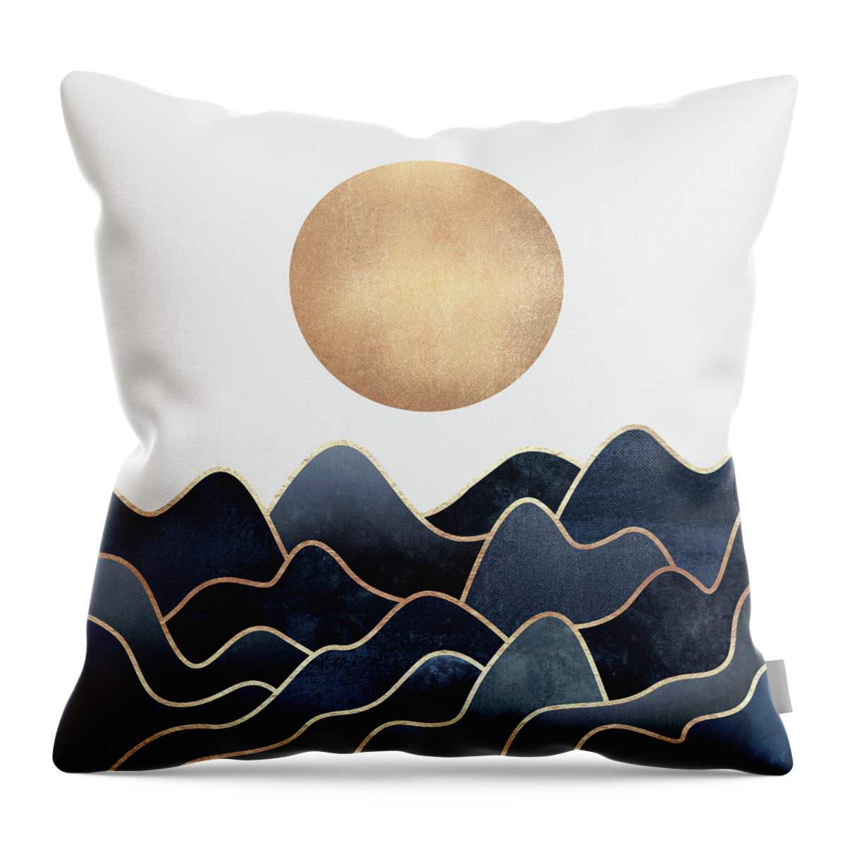 Waves Throw Pillow for Sale by Elisabeth Fredriksson