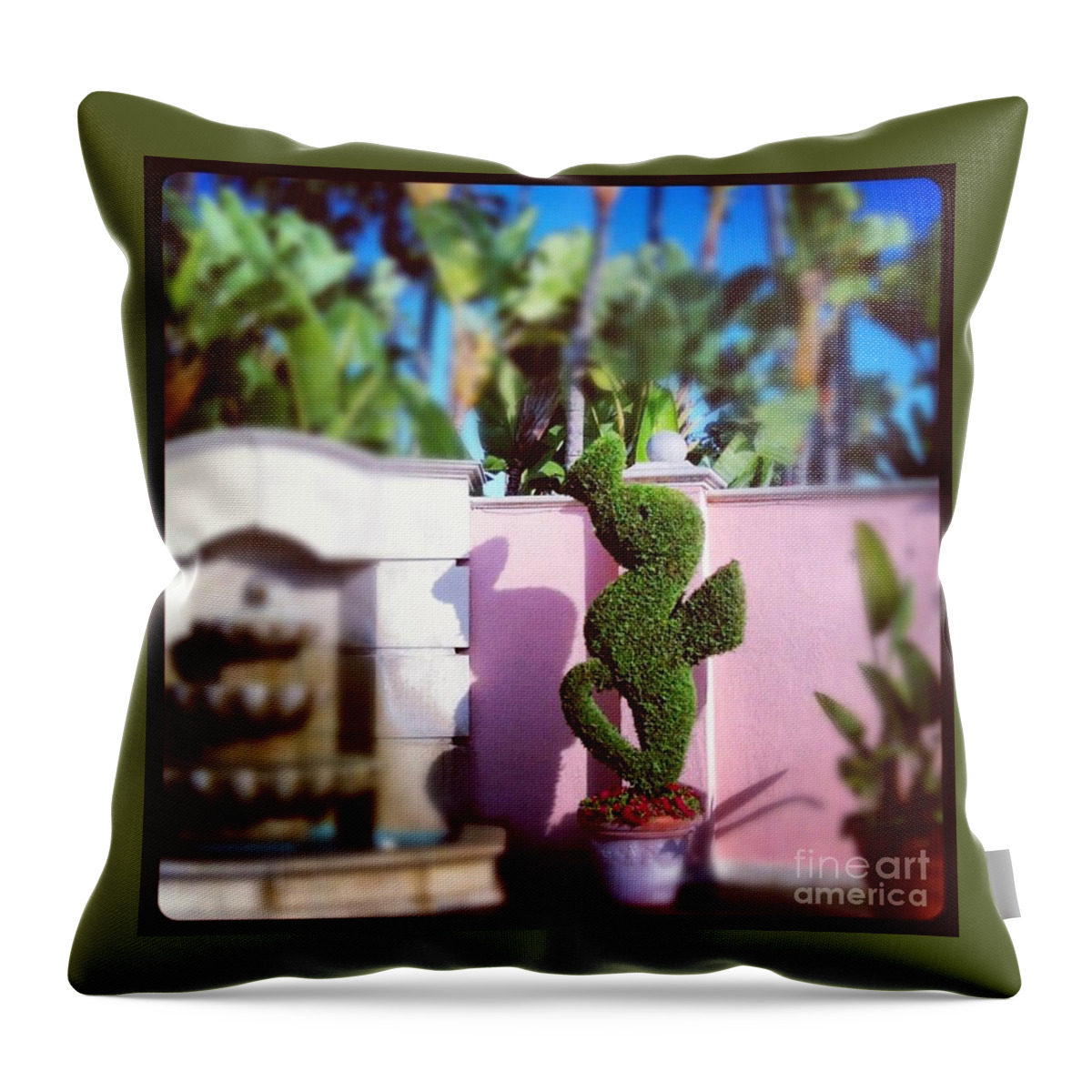 Seahorse Throw Pillow featuring the photograph Whimsy by Denise Railey