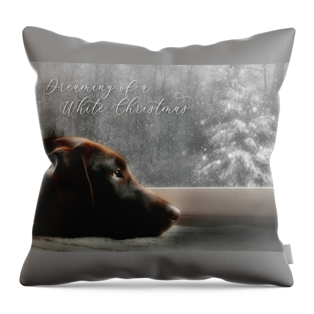 Christmas Throw Pillow featuring the photograph White Christmas by Lori Deiter