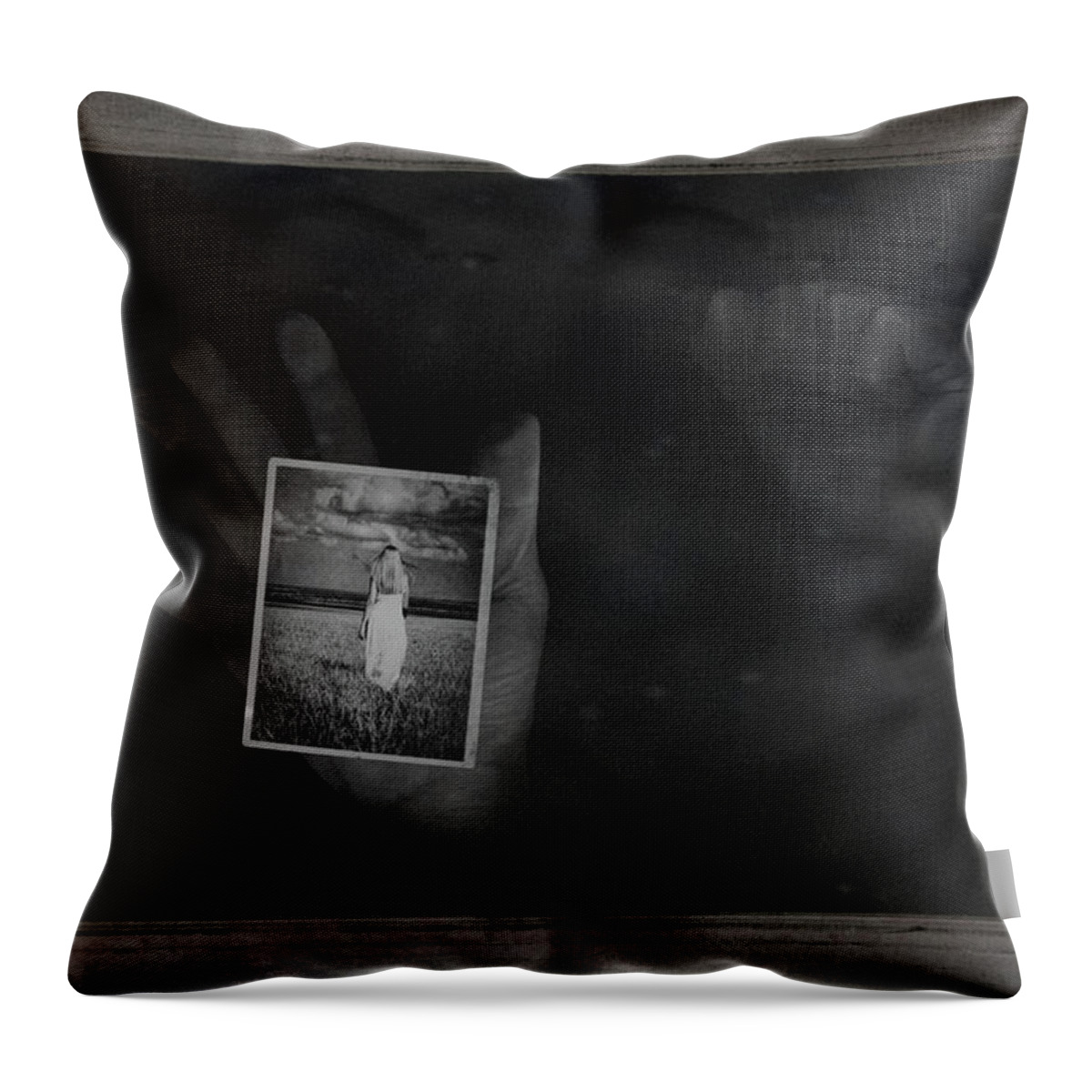 Hand Throw Pillow featuring the photograph Why Did You Leave Me by Tom Mc Nemar