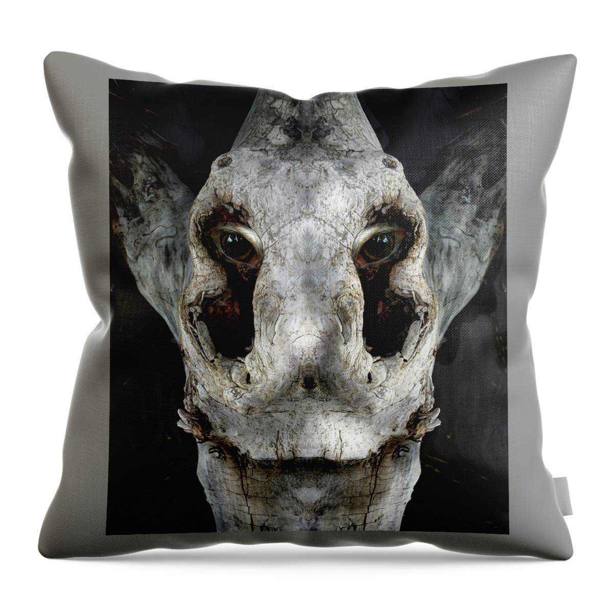 Wood Throw Pillow featuring the photograph Woody 206 by Rick Mosher