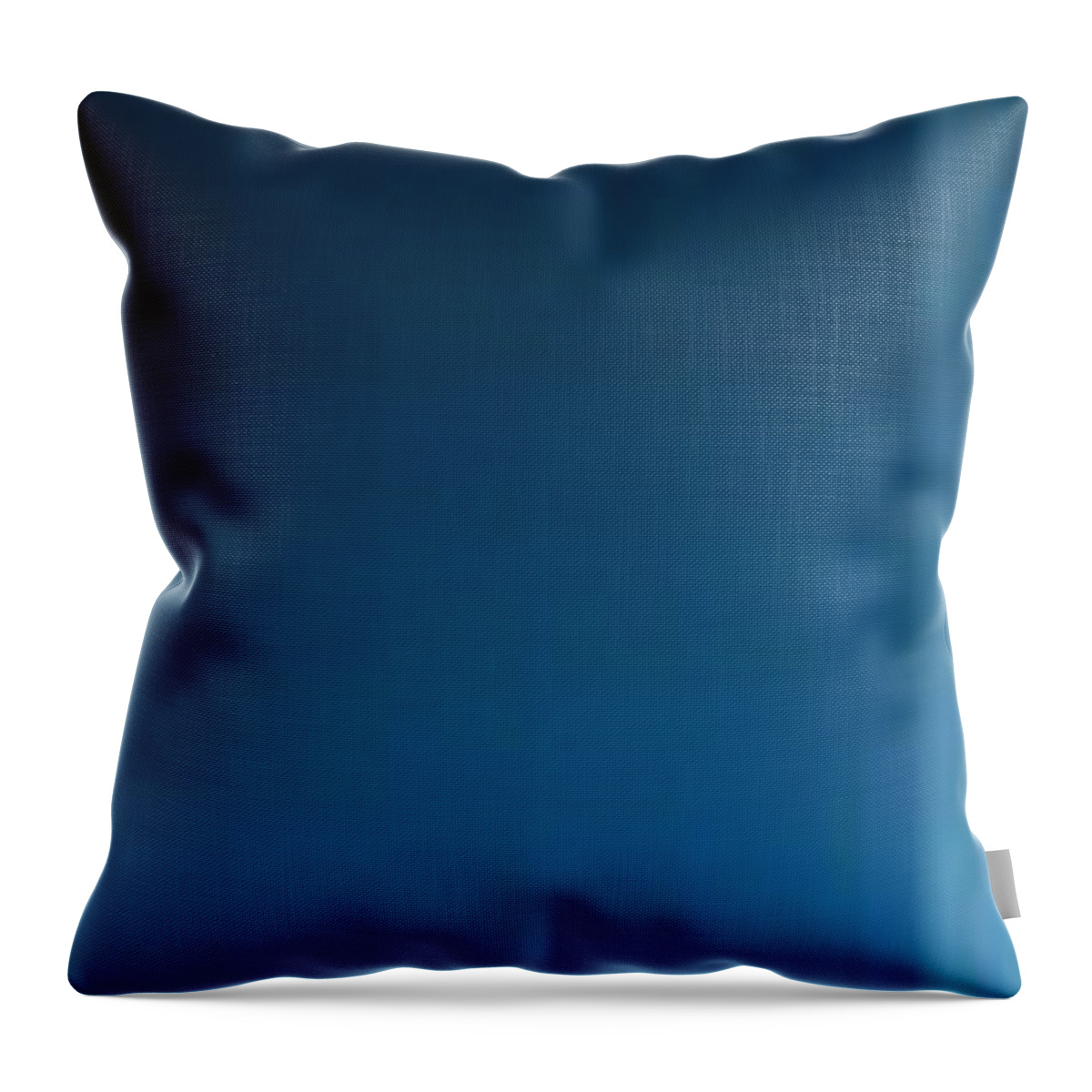 Oil Throw Pillow featuring the painting Blue Totem by Matteo TOTARO
