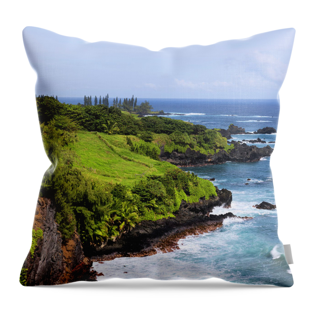 Maui Throw Pillow featuring the photograph Maui by Chad Dutson