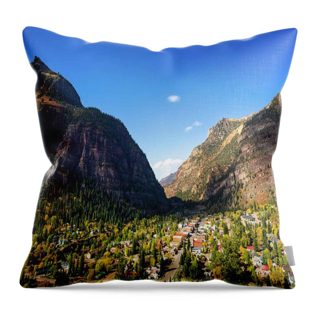 Ouray Throw Pillow featuring the photograph Ouray Colorado by Doug Sturgess