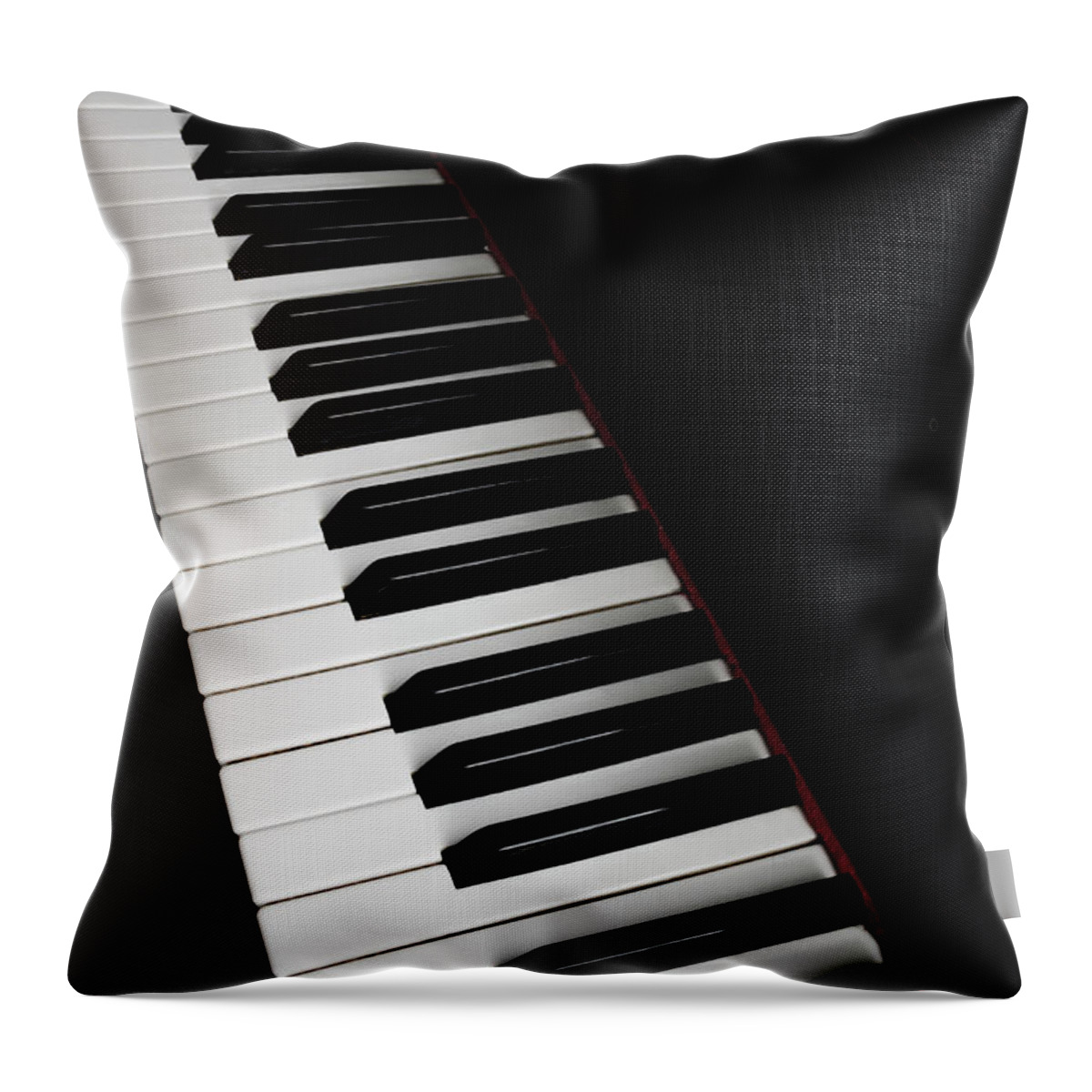 Piano Throw Pillow featuring the photograph The Piano by Jelena Jovanovic