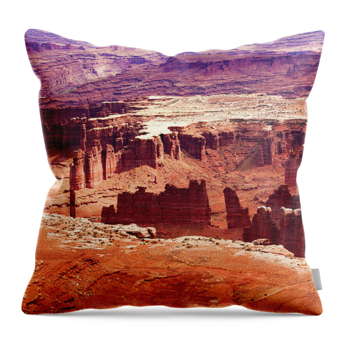 Shadow Throw Pillow featuring the photograph Canyonlands National Park, Colorado by Lucynakoch