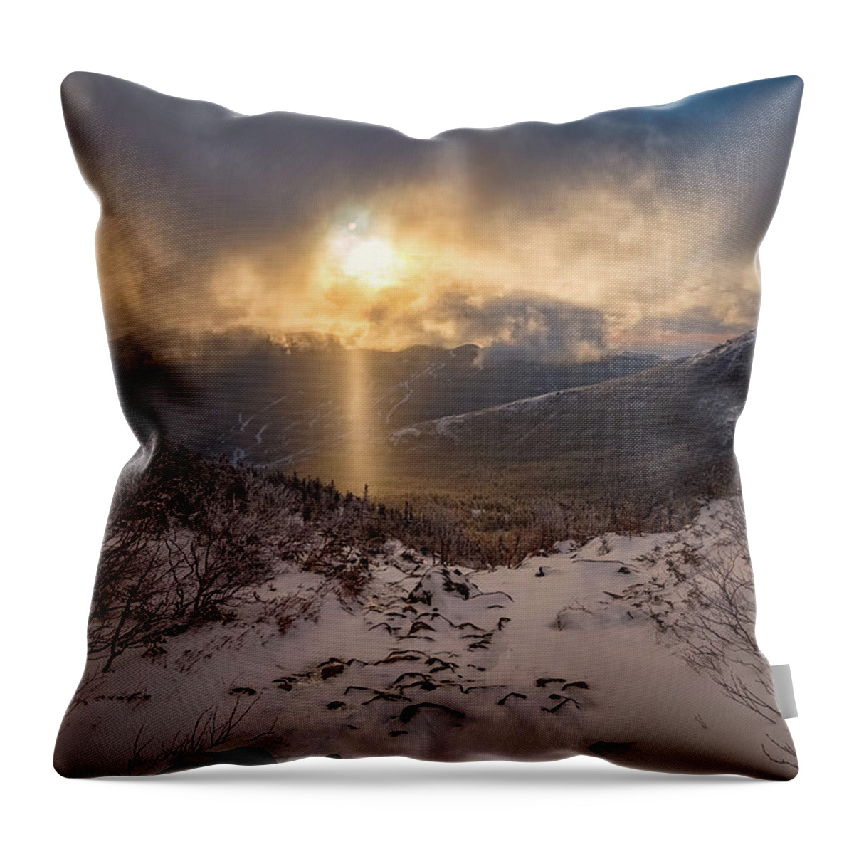 Hojo's Throw Pillow featuring the photograph Let There Be Light by Jeff Sinon