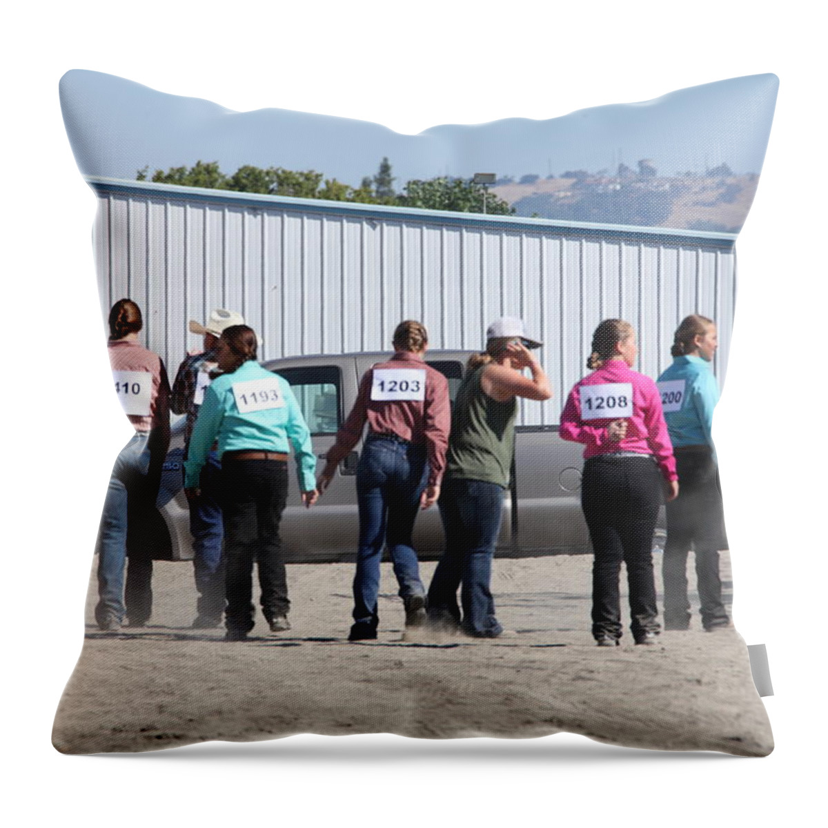  Throw Pillow featuring the photograph #4 by Jeff Floyd