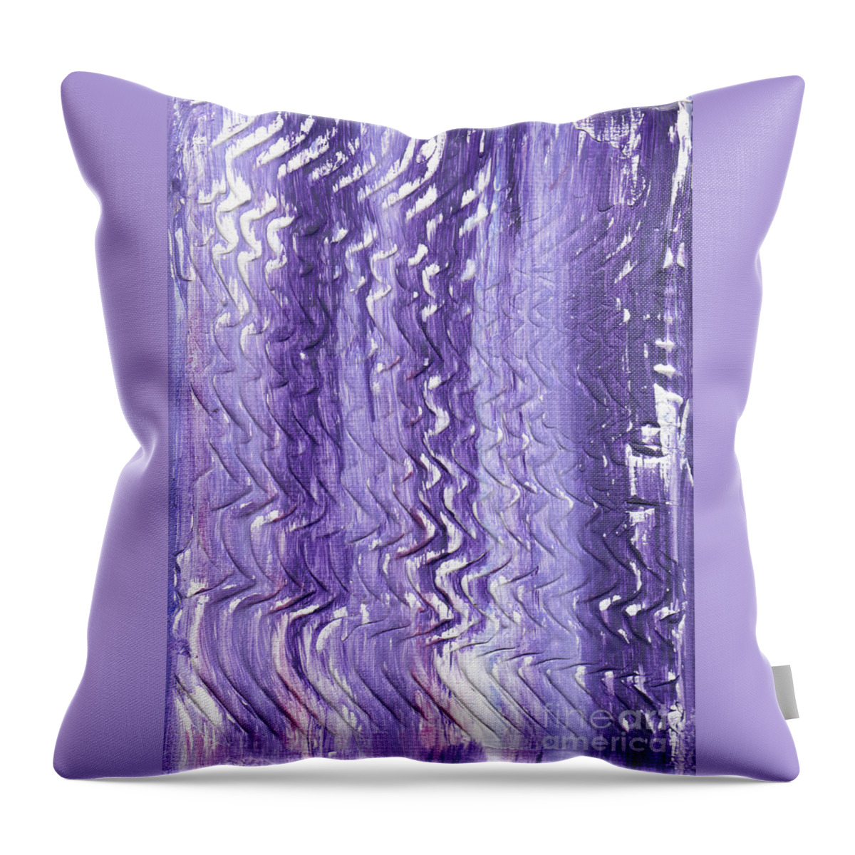  Throw Pillow featuring the painting 50 by Sarahleah Hankes