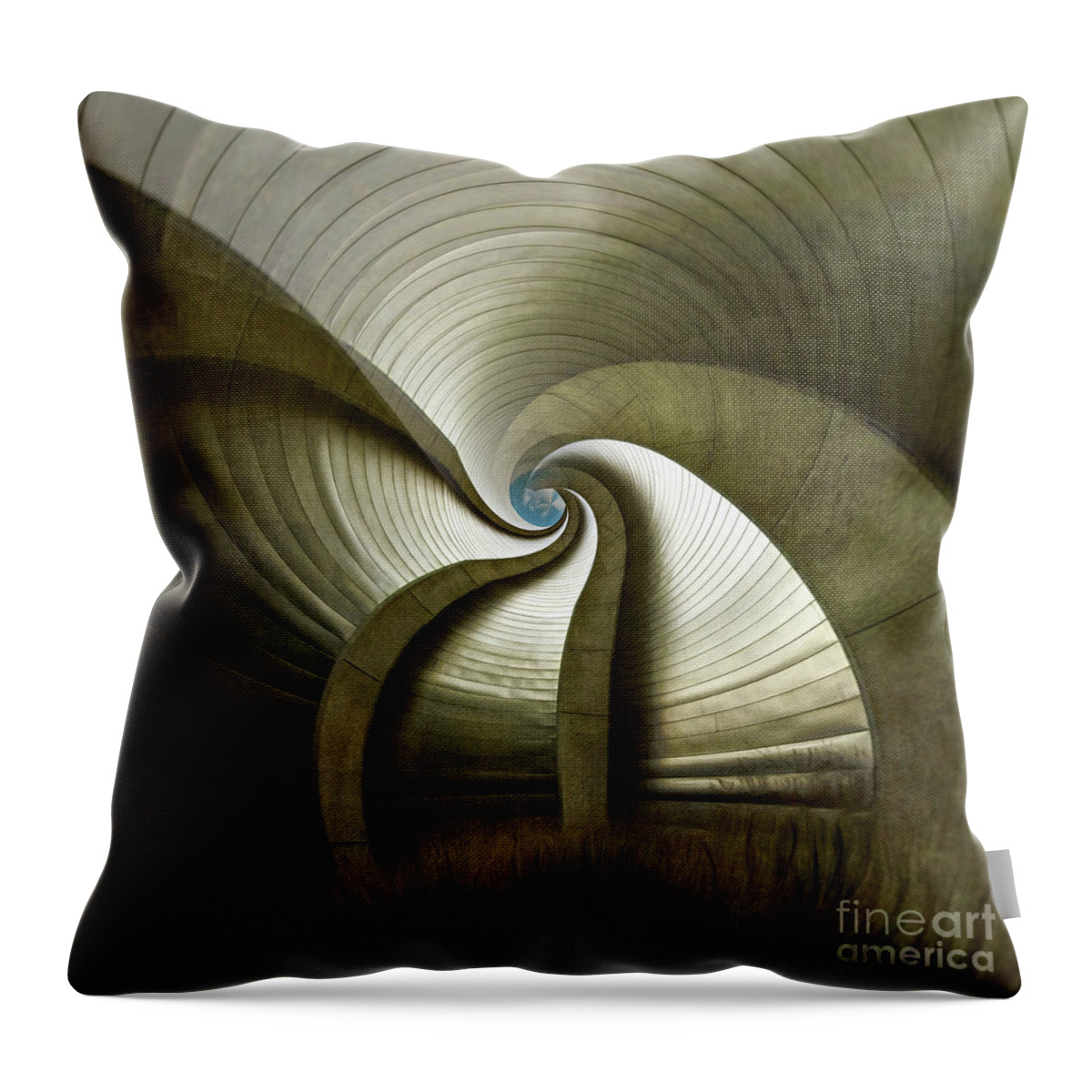 Kauffman Performing Arts Center Throw Pillow featuring the photograph Variations On Kauffman Performing Arts Center by Doug Sturgess