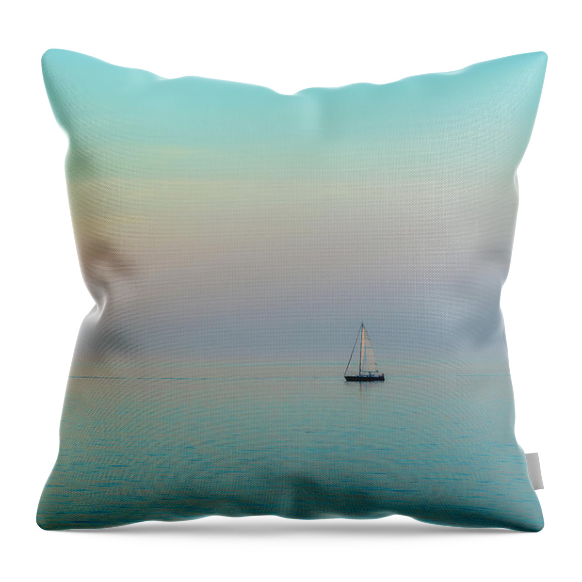 Lake Throw Pillow featuring the photograph A Mid-Summer Evening by Rod Best