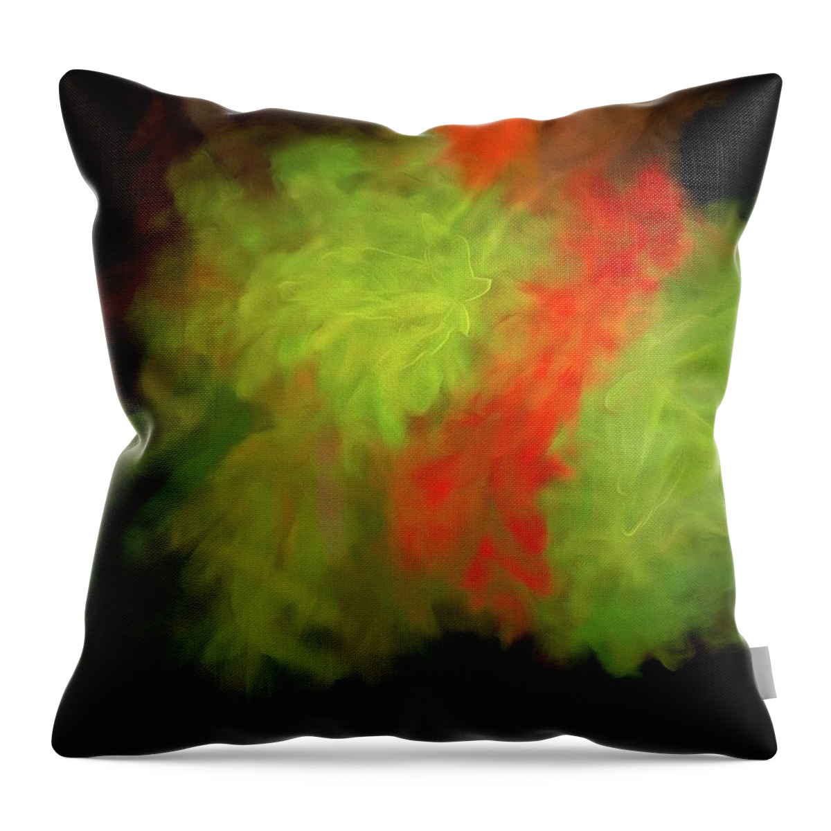 Background Throw Pillow featuring the digital art Abstract No. 60 by Steve DaPonte