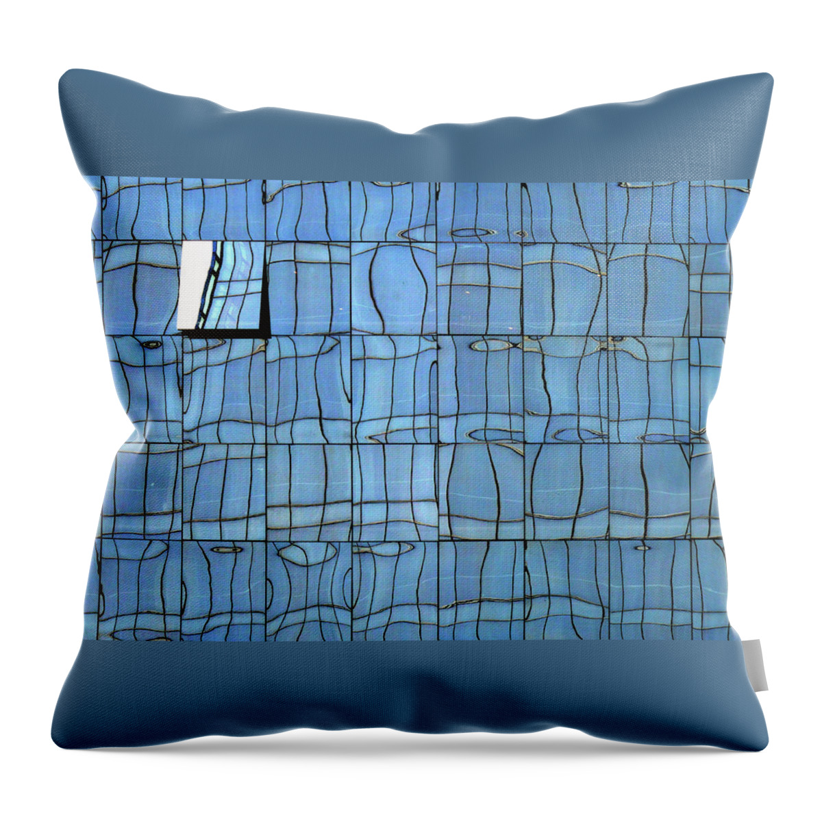 Reflection Throw Pillow featuring the photograph Abstritecture 1 by Stuart Allen