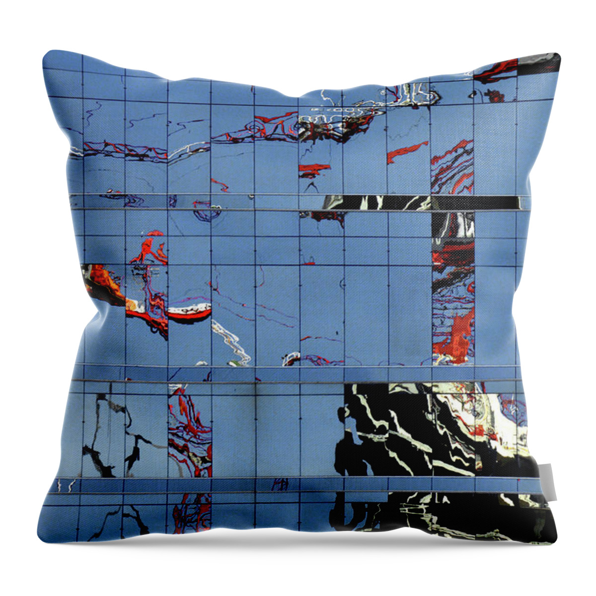 Urban Throw Pillow featuring the photograph Abstritecture 4 by Stuart Allen
