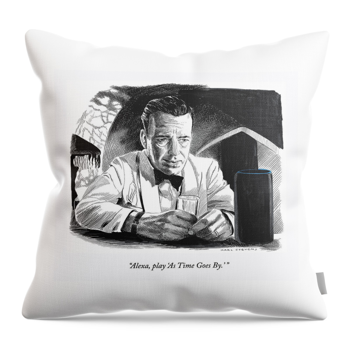 As Time Goes By Throw Pillow
