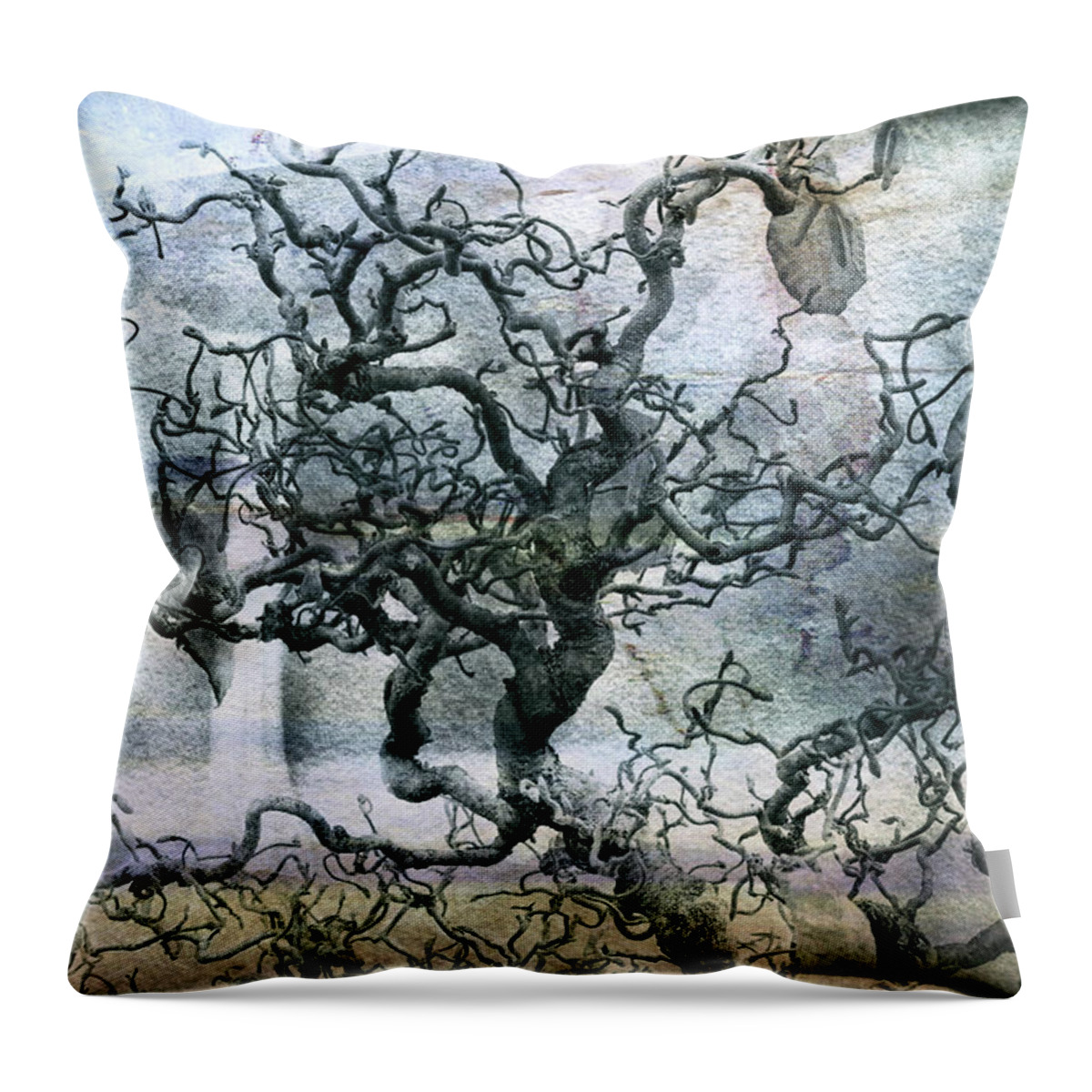 Bonzai Throw Pillow featuring the photograph It is a Voice by Cynthia Dickinson