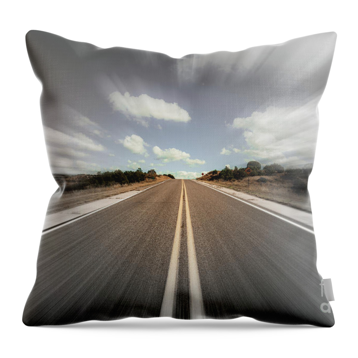 Gila National Forest Throw Pillow featuring the photograph Blurry Time in New Mexico by Raul Rodriguez