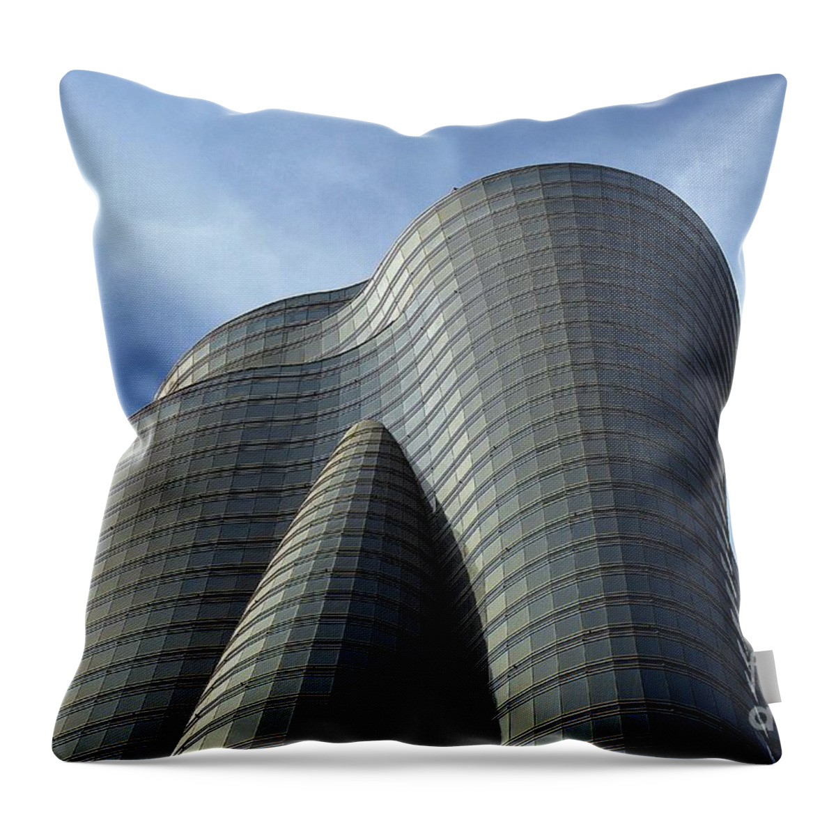 Architecture Throw Pillow featuring the photograph Building Art by Thomas Schroeder