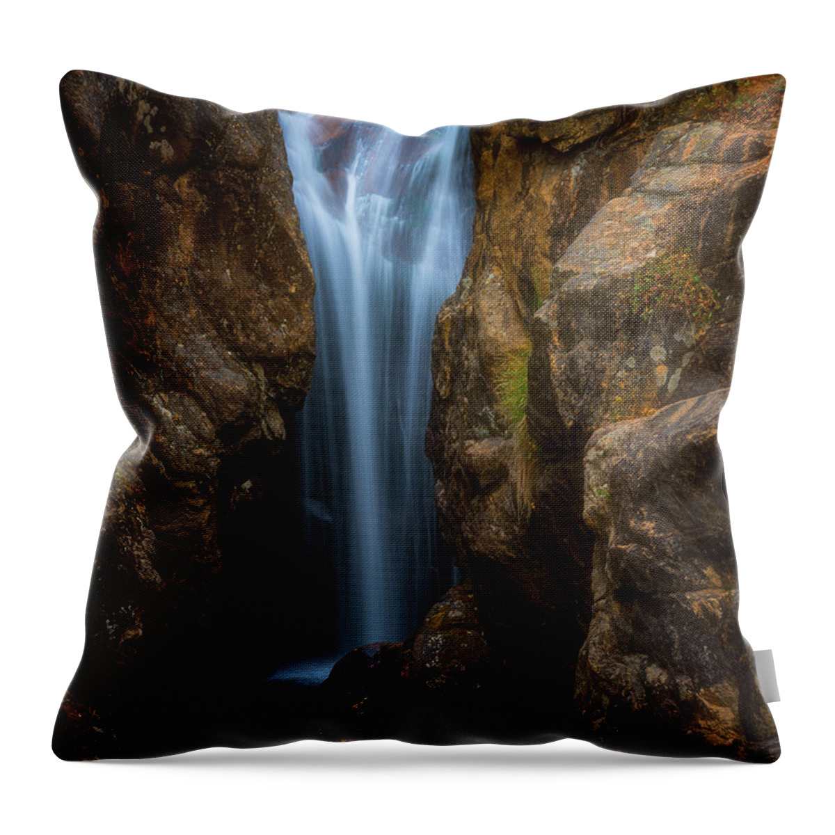 Colorado Throw Pillow featuring the photograph Chasm Falls by Darren White
