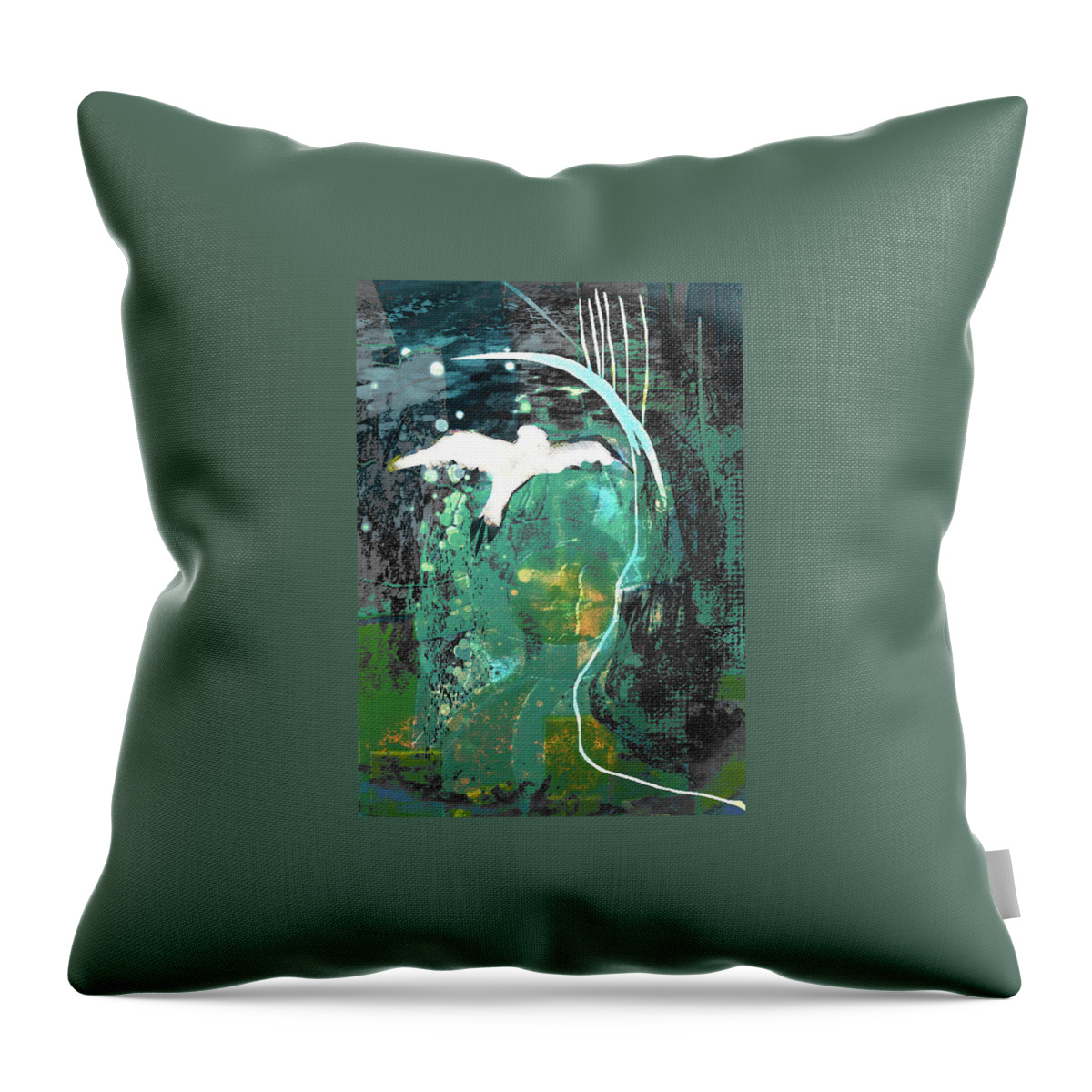 Landscape Throw Pillow featuring the photograph Contemplating Riddles by Alexandra Vusir