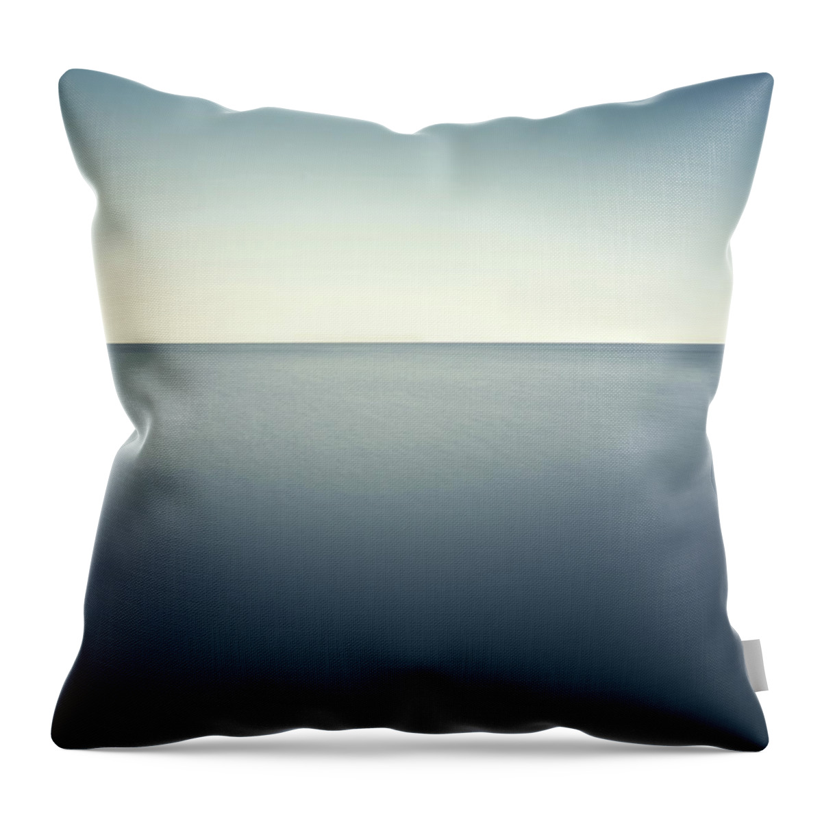 Scenics Throw Pillow featuring the photograph Deep Blue Sea by Ppampicture