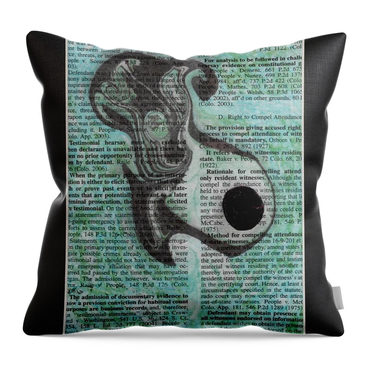 Empathy Throw Pillow featuring the painting Diving by Misty Morehead