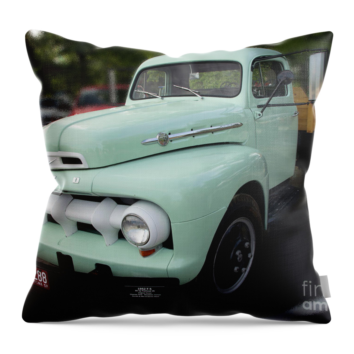 Truck Throw Pillow featuring the photograph Ford F5 by Mike Eingle