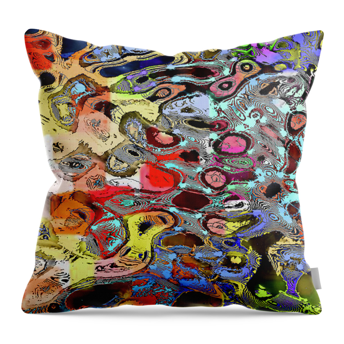 Digital Art Throw Pillow featuring the photograph Greased by Az Jackson
