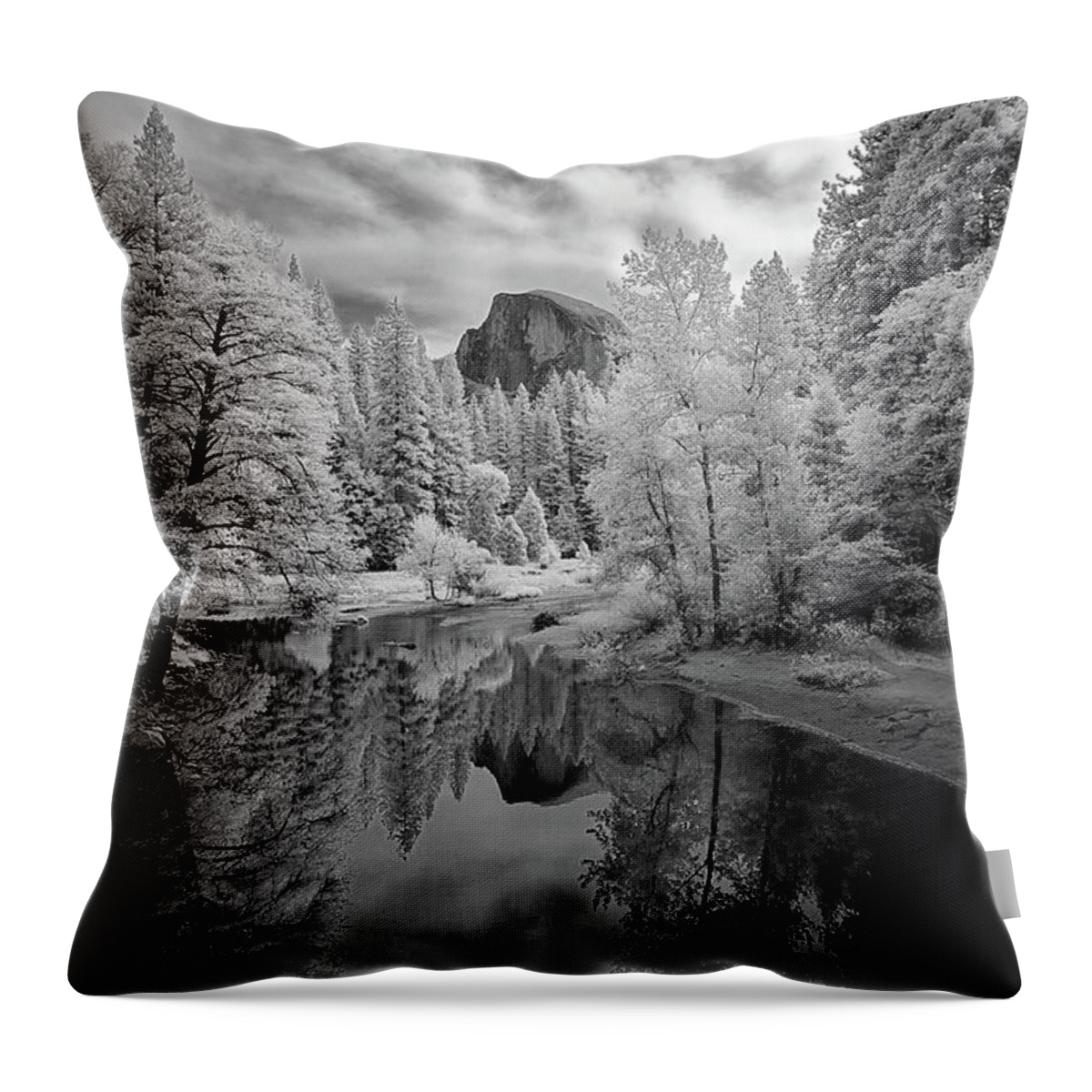 Mariposa County Throw Pillow featuring the photograph Half Dome by Liordrz© Photography