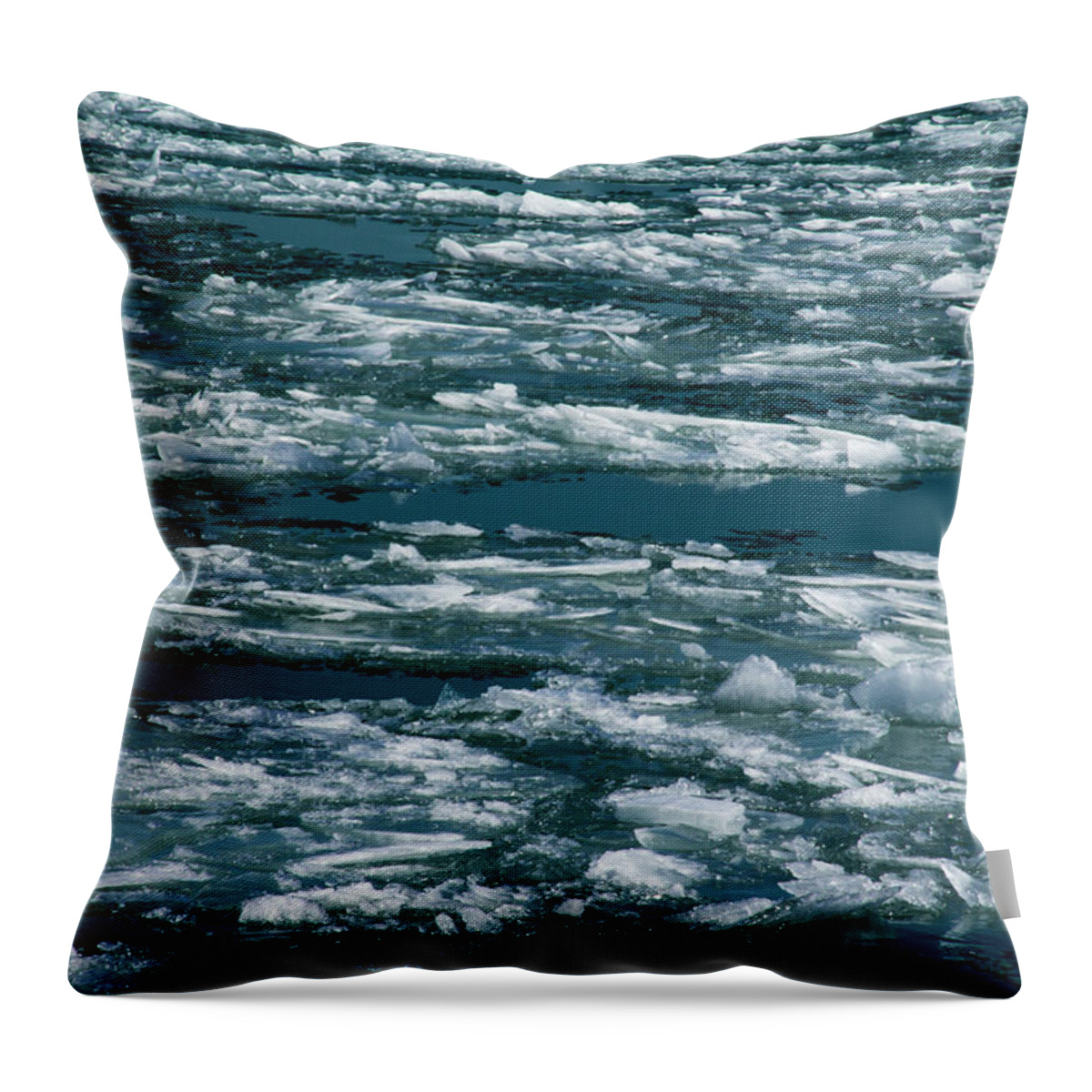 Ice Throw Pillow featuring the photograph Ice cold by Stuart Manning