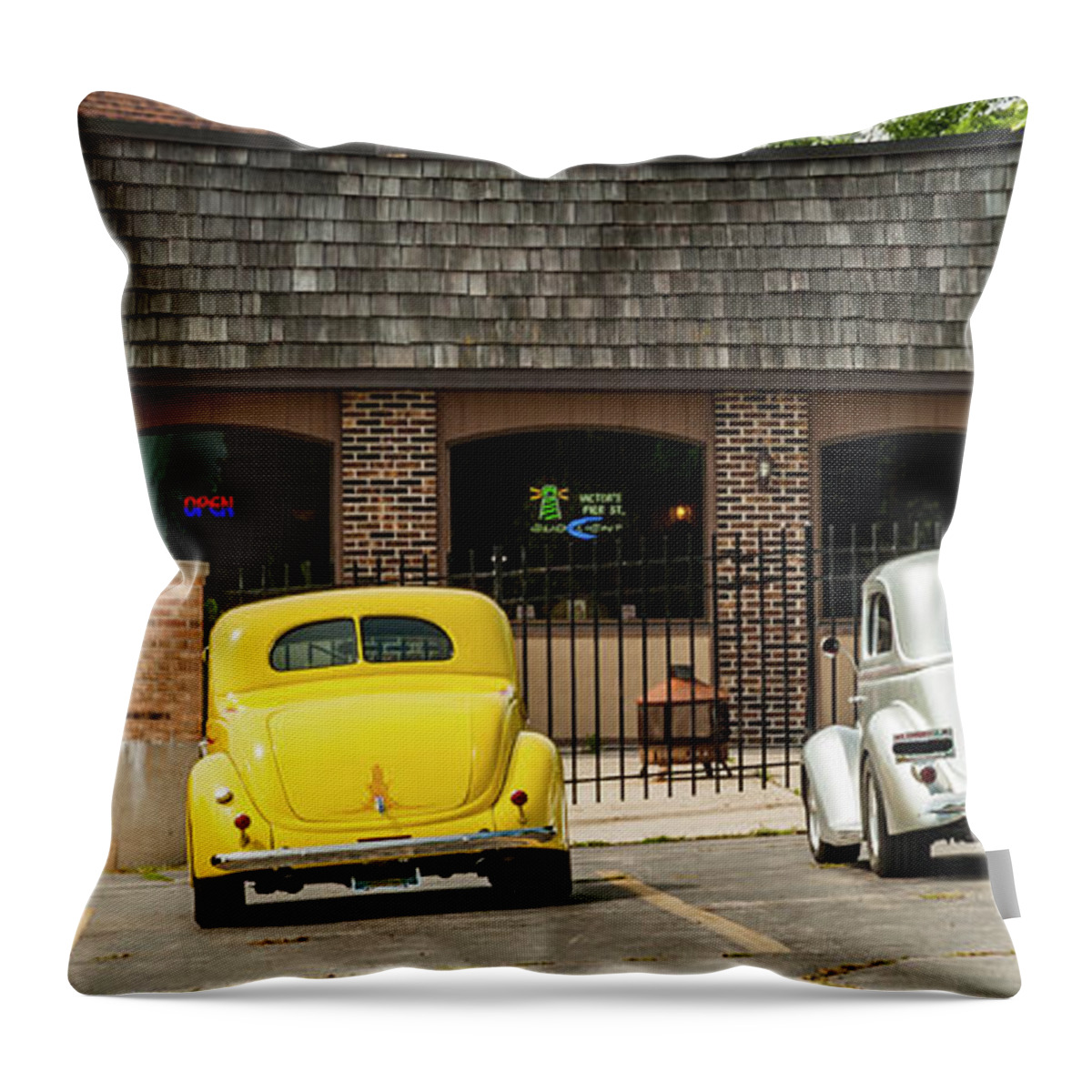 Wall Art Throw Pillow featuring the photograph Too Many Drinks by Charles McCleanon