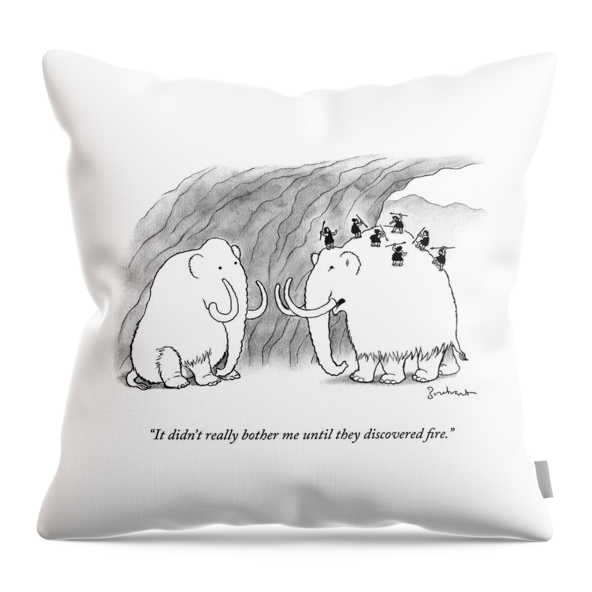 It Didn't Really Bother Me Throw Pillow
