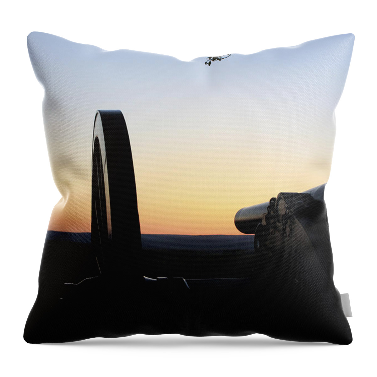 Little Round Top Throw Pillow featuring the photograph Little Round Top by Nunweiler Photography